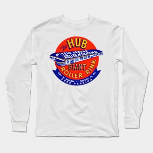 Vintage Chicago Roller Skating Long Sleeve T-Shirt